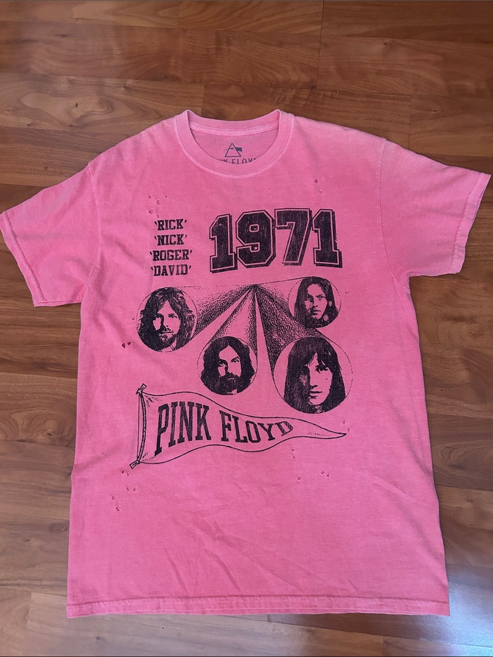 Pink Floyd Pink 1971 Graphic Short Sleeve Tee